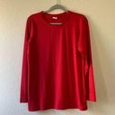 Zyia  Active womens xl Red Chill Long T long sleeve breathable quick dry Photo 0