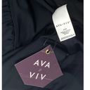 Ava & Viv NWT ~  One Piece Black Swim Dress Swimsuit ~ Women's Plus Size 24W Photo 7