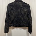 Nine West  Cheetah print denim jacket Photo 4