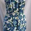 The Loft * "" GREEN & BLUE FLORAL CASUAL CAREER SUMMER DRESS SIZE: 8 NWT Photo 3