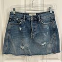 Free People Mini Skirt Denim Photo 0