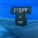 J.Crew  Skirt Womens 8 Blue Green Mini A Line Colorblock Pockets Preppy Pleated Photo 5