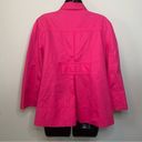 Juicy Couture  Pink Fuchsia Trench Coat Size XL Photo 3