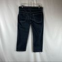 Banana Republic  Skinny Leg Dark Wash Crop Boho Jeans Photo 3