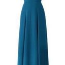 Yumi Kim  Keyhole Halter Starlet Teal High Slit Maxi Cocktail Gown NWT Photo 1