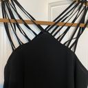 ANGL Black  strappy flowy tank top Photo 1