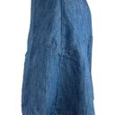 Madewell  Women's Blue Denim Back Zip Closure A-Line Flare Mini Jean Skirt Size 2 Photo 1