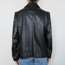 Nine West Vintage 90s  Black Leather Jacket Photo 6