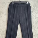 Emporio Armani  Black Pinstripe Mob Wife Dress Pants Slacks Size 6/28 Photo 2