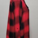 Staccato Stitch fix   red checkered button down size small Photo 1