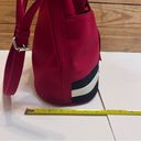 Tommy Hilfiger  Vintage 90s Y2K Red bucket shoulder bag purse streetwear retro Photo 13