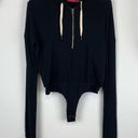 n:philanthropy  Maurita Hooded Bodysuit In Black Cat Small Photo 1