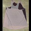 Avia ‎ Purple pink Color Block Stretch Lightweight Athletic Tank Top L (12- 14) Photo 2