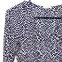 Sienna Sky  navy blue daisy cropped blouse Photo 2