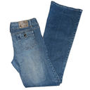 Seductions  Denim Button Fly Hipster Flare Jeans size 9 Photo 1