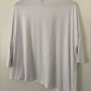 Sweaty Betty  London Mellow White Asymmetric T-Shirt Small 4/6 Photo 3