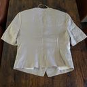 ZARA NWT  Tan Cropped Linen Blazer Size XS Photo 8