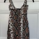 Pretty Little Thing Snake Print Mini Dress Photo 2