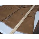 Laundry by Shelli Segal  Women's Brown Faux Leather Blazer Jacket XL #1869 Photo 6