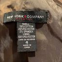 New York & Co. brown vest size 4 Photo 6