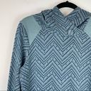 prAna  LeLand Pullover Hoodie Zig Zag Aztec Print Sz Medium Cotton Photo 5