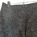 Krass&co NY &  Black Silver Speckled Dressy Ankle Stretch Leggings Women Sz L Photo 8