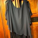 Macy's Gorgeous Cocktail length dress, Navy Blue  NWT, size 16 Photo 0