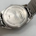 Timex ladies MOP dial Quartz analog watch 29mm silver tone case band 7” runs Photo 5