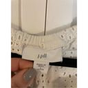 J.Jill  white eyelet tassel tie blouse size lp Photo 3