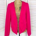 Torrid Ponte Knit Cutaway Blazer Jacket Pink Large 12 Open Front Photo 0