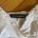 Brandy Melville White Tie Back Top Photo 3