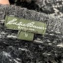 Eddie Bauer  Size S Lambs Wool Cardigan Sweater Dark Academia Embroidered Photo 6