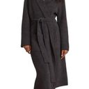 Barefoot Dreams  Cozy Chic Hooded Carbon Gray Bathrobe Sz 1 NWT Photo 13