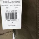 Good American  Green Crop Jacket Size 4 / XL New Photo 5