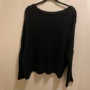 Wooden Ships  Black Heart Pullover Acrylic, Mohair, Wool Blend Sweater Size M/L Photo 7