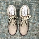 blowfish NWOB -  Malibu Comet Lace Up Boots in Light Taupe/Winter White Photo 6