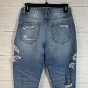 KanCan USA KanCan Jeans Womens 3/25 Blue Skinny Rainbow Frayed Hem High Rise Ripped Denim Photo 4