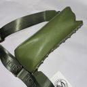 Valentino Orlandi Forest Green V Logo Double Zip Camera Bag Wide Strap Photo 4