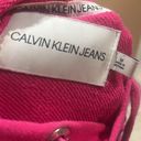 Calvin Klein Jeans  pink cropped hoodie Photo 5