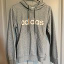 Adidas Light Grey Hoodie Photo 0