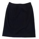 Anne Klein  Black Stretch Pencil Skirt Size 4 Office Career Photo 0