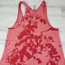 American Apparel NWOT  50/50 Custom Red Bleach Tie Dye Crinkle Tank Top Medium Photo 5