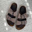 Birkenstock Arizona Tan Suede Sandals Photo 0