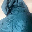 Patagonia Coat Teal Hooded Rain L Casual Outdoor *flawed Photo 4