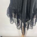 Victoria's Secret Vintage  Gold Label Lace Trim Beaded Sequined Nightie Slip Black Photo 5