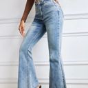 Flare Leg Jeans Blue Size M Photo 2