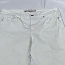 Levi's Levi’s Cuffed Capri Mid Rise White Stretch Denim Pants Jeans Sz 10 Photo 2