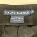 Ralph Lauren  Women’s Pants Black Size 4 Mid Rise Wide Leg Full Lined 100% Wool Photo 6