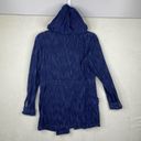 CAbi  Adventure Anorak Long Hooded Full Zip Blue Denim Jacket Size Small 5100 Photo 3