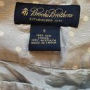 Brooks Brothers  Gray Silk Polka Dot Print Pleated Knee Length Skirt Size 8 Photo 5